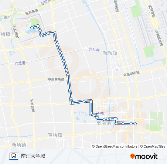 上海51公交站的线路图图片