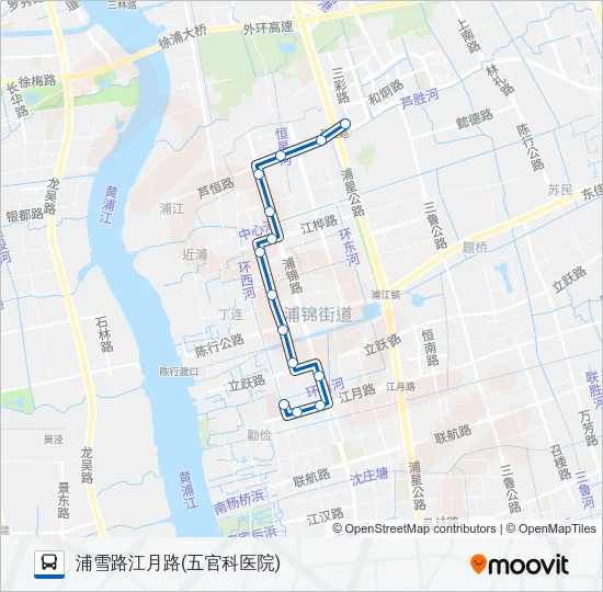 公交闵行39路的线路图
