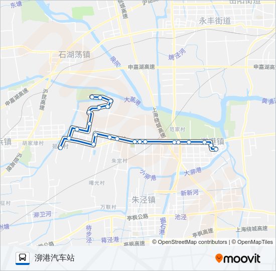 1829路 bus Line Map