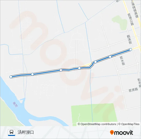 1832路 Bus Line Map