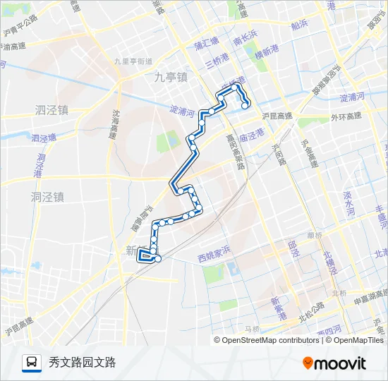 125路B线 Bus Line Map