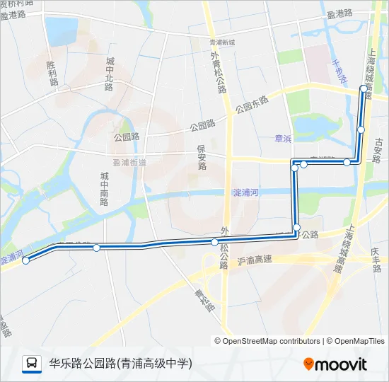 1501路 Bus Line Map