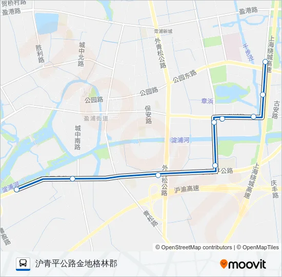 1501路 Bus Line Map