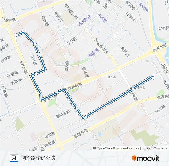 1503路 Bus Line Map