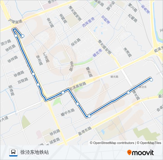 1503路 Bus Line Map