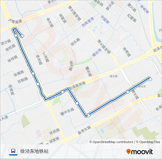1503路 Bus Line Map
