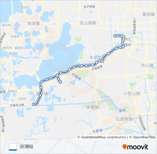 青金线 bus Line Map