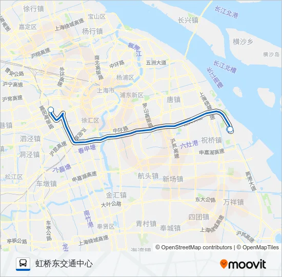 机场一线 Bus Line Map