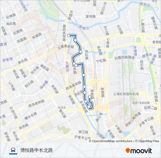 闵行23路 Bus Line Map