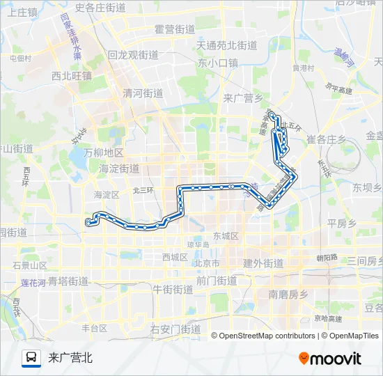 604 Bus Line Map