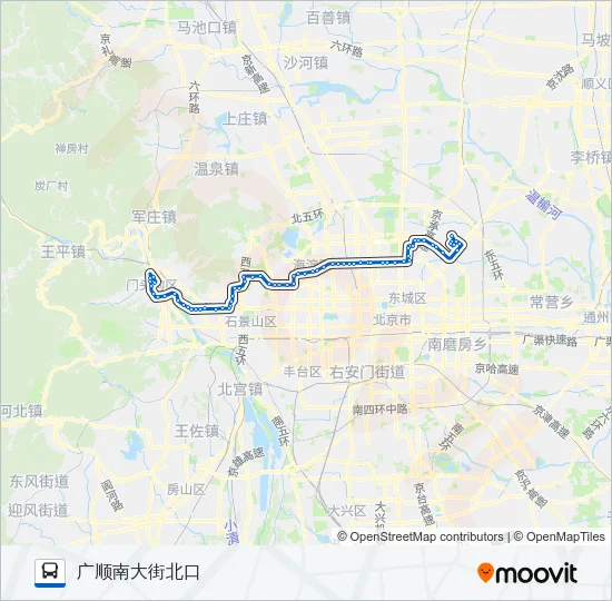 921 Bus Line Map