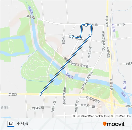 昌平专线 Bus Line Map