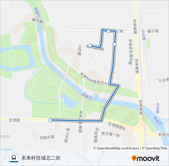 昌平专线 bus Line Map