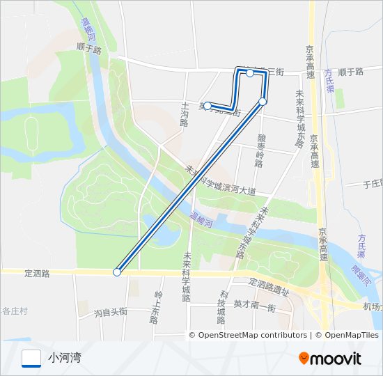 昌平专线 bus Line Map