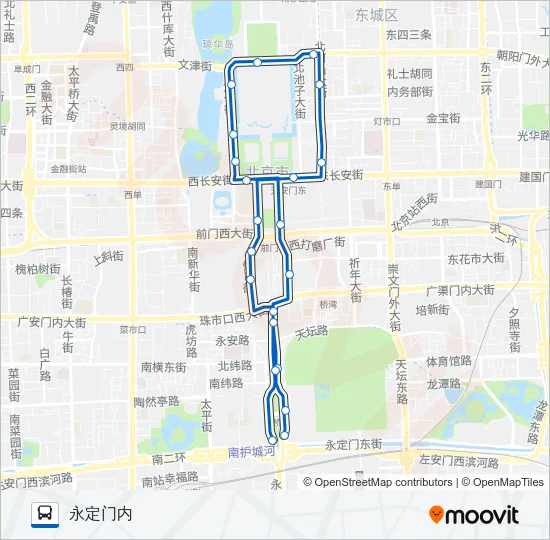 观光1线 Bus Line Map