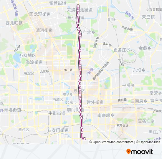 地铁5路的线路图