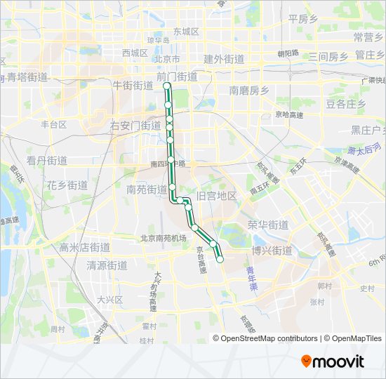 地铁8路的线路图