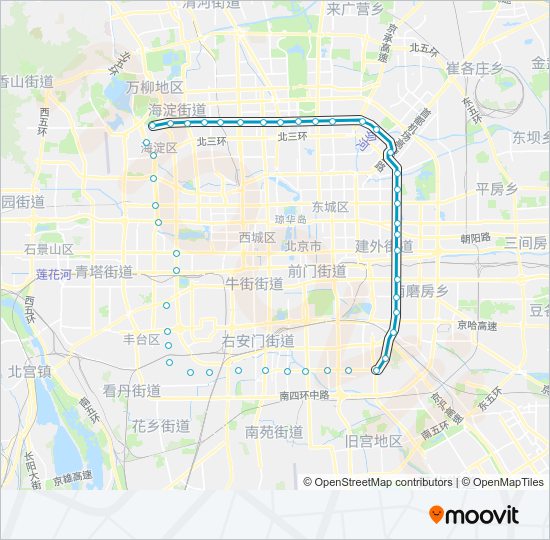 地铁10路的线路图