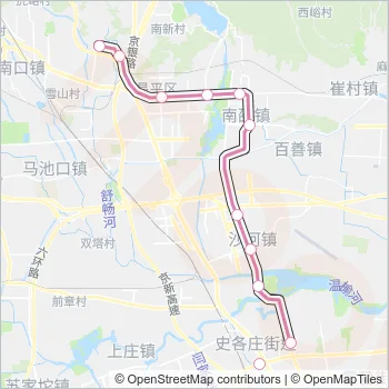 昌平线CHANGPING LINE Route: Schedules, Stops & Maps - 往昌平西山口