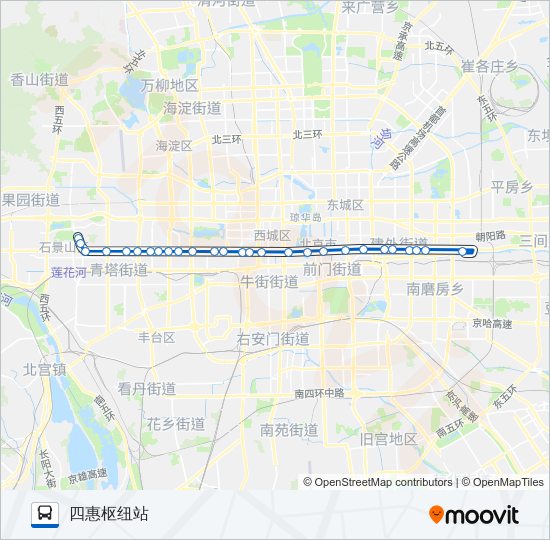 1 bus Line Map