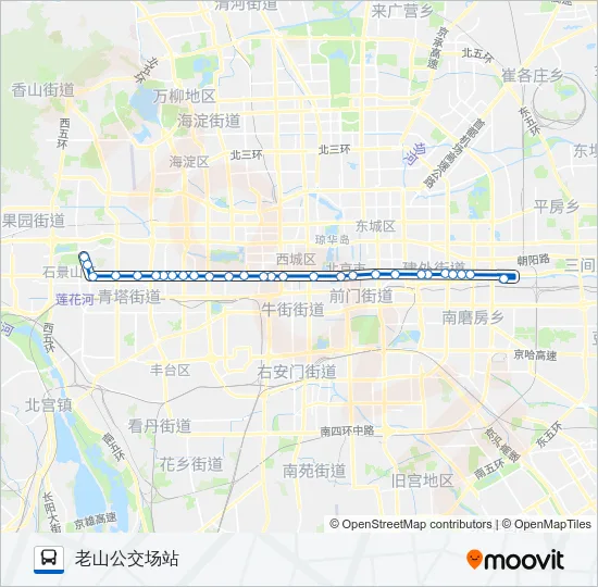 1 Bus Line Map