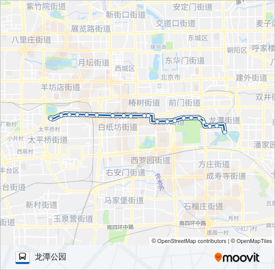 公交6路的线路图