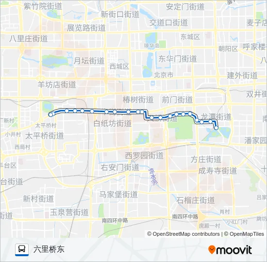 6 Bus Line Map