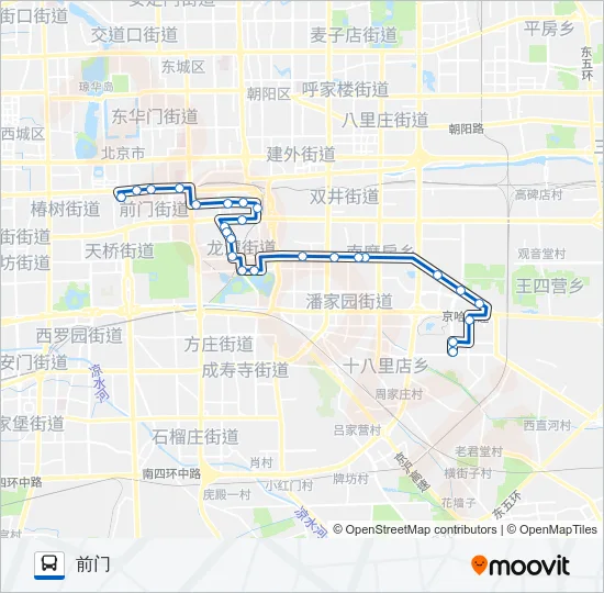 8 Bus Line Map