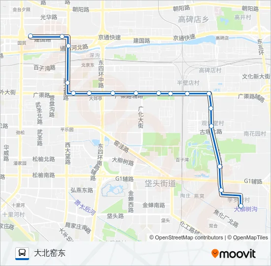 11 Bus Line Map