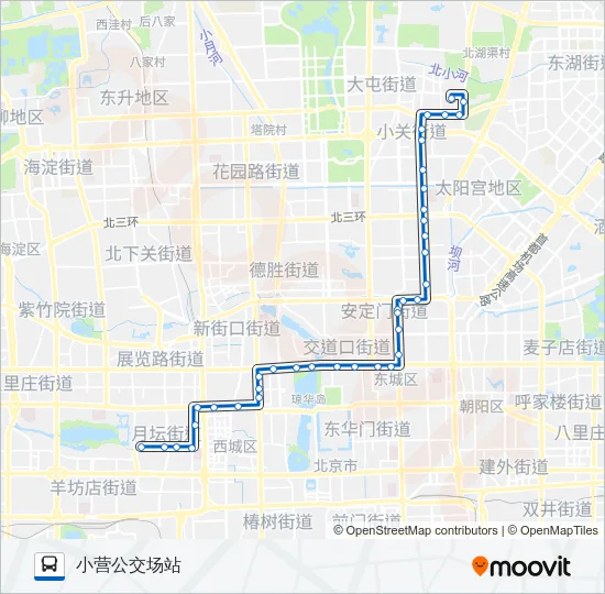 13 Bus Line Map