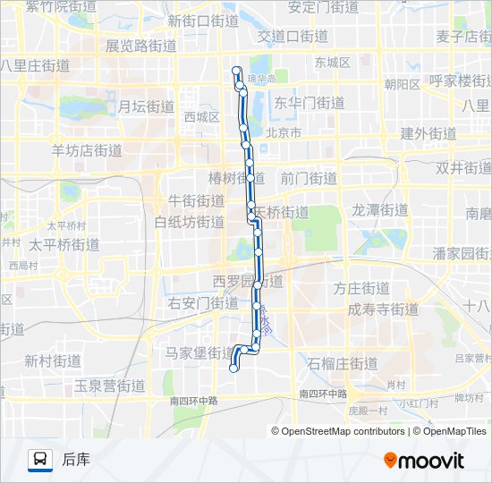 公交14路的线路图