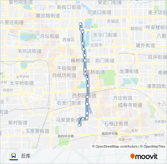 14 Bus Line Map