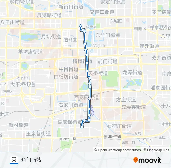 14 Bus Line Map