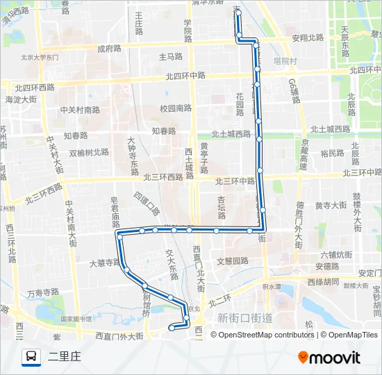 16 Bus Line Map