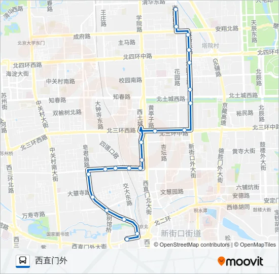 16 Bus Line Map