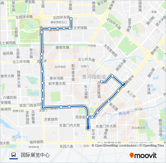 18 Bus Line Map