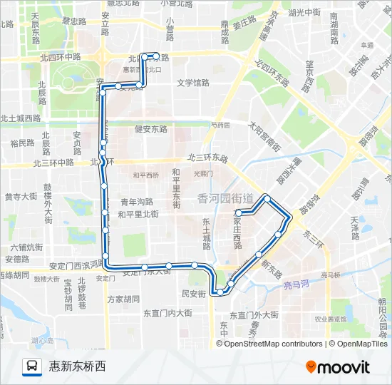18 Bus Line Map