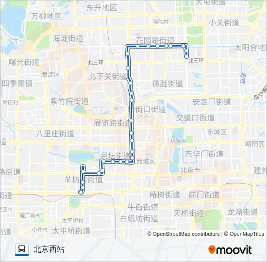 21 Bus Line Map