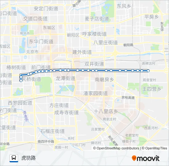23 Bus Line Map