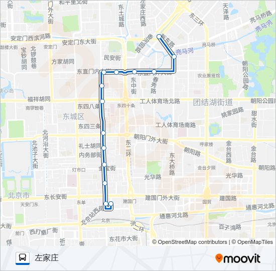 公交24路的线路图