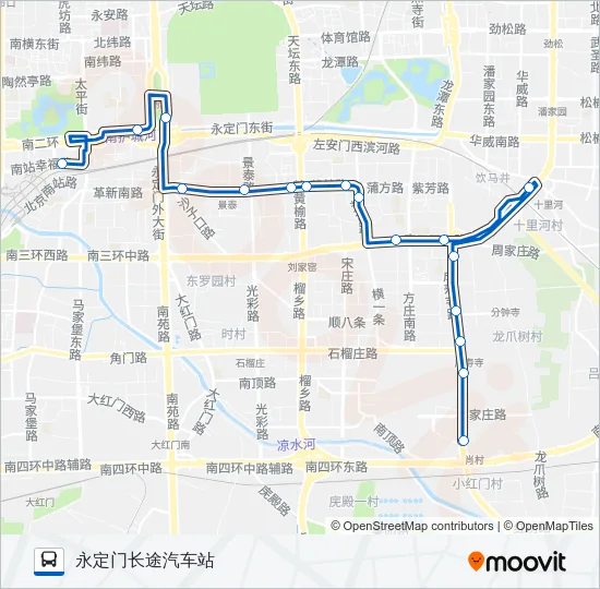 25 Bus Line Map