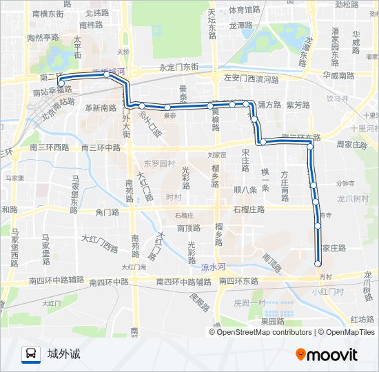 25 bus Line Map