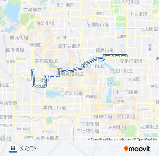公交27路的线路图