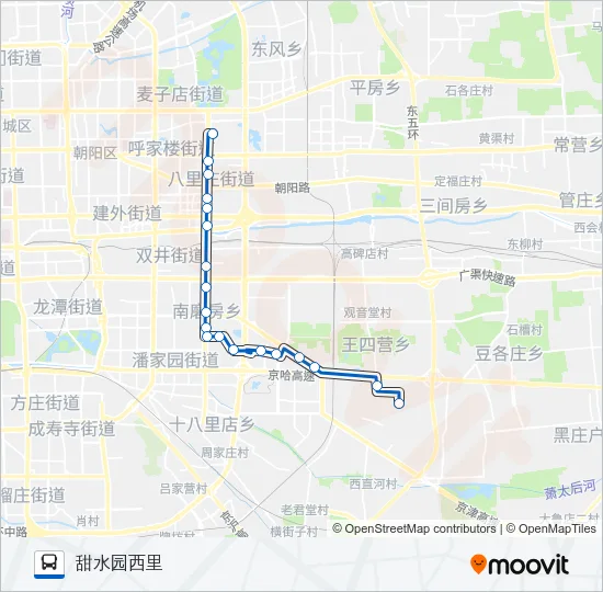 30 Bus Line Map