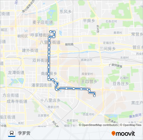 30 bus Line Map