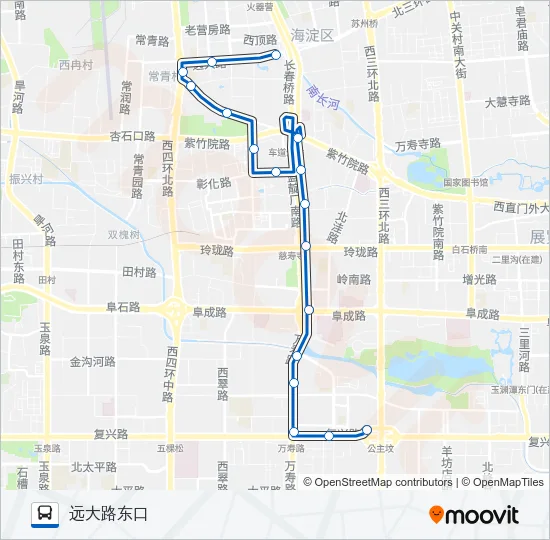 33 Bus Line Map