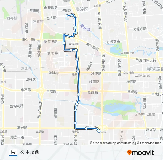 33 Bus Line Map