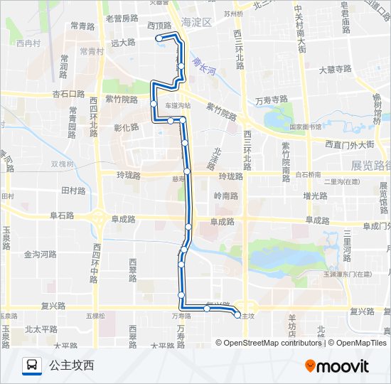 33 bus Line Map