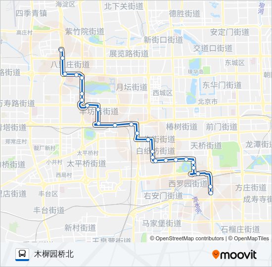 公交40路的线路图