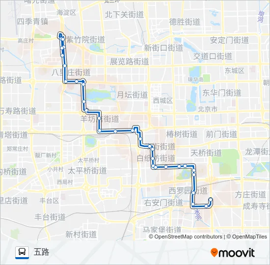 40 Bus Line Map